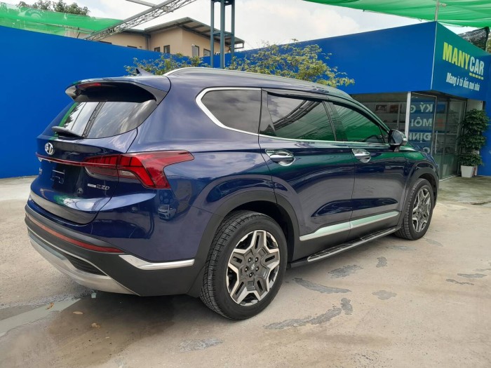 Huyndai santafe 2.2L 2021 xanh máy dầu